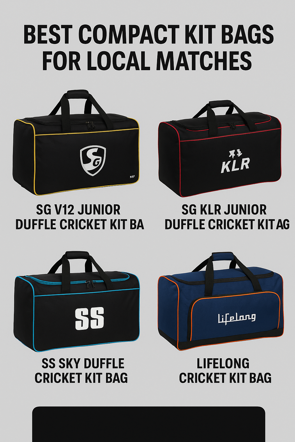 Best compact kit bags for local matches