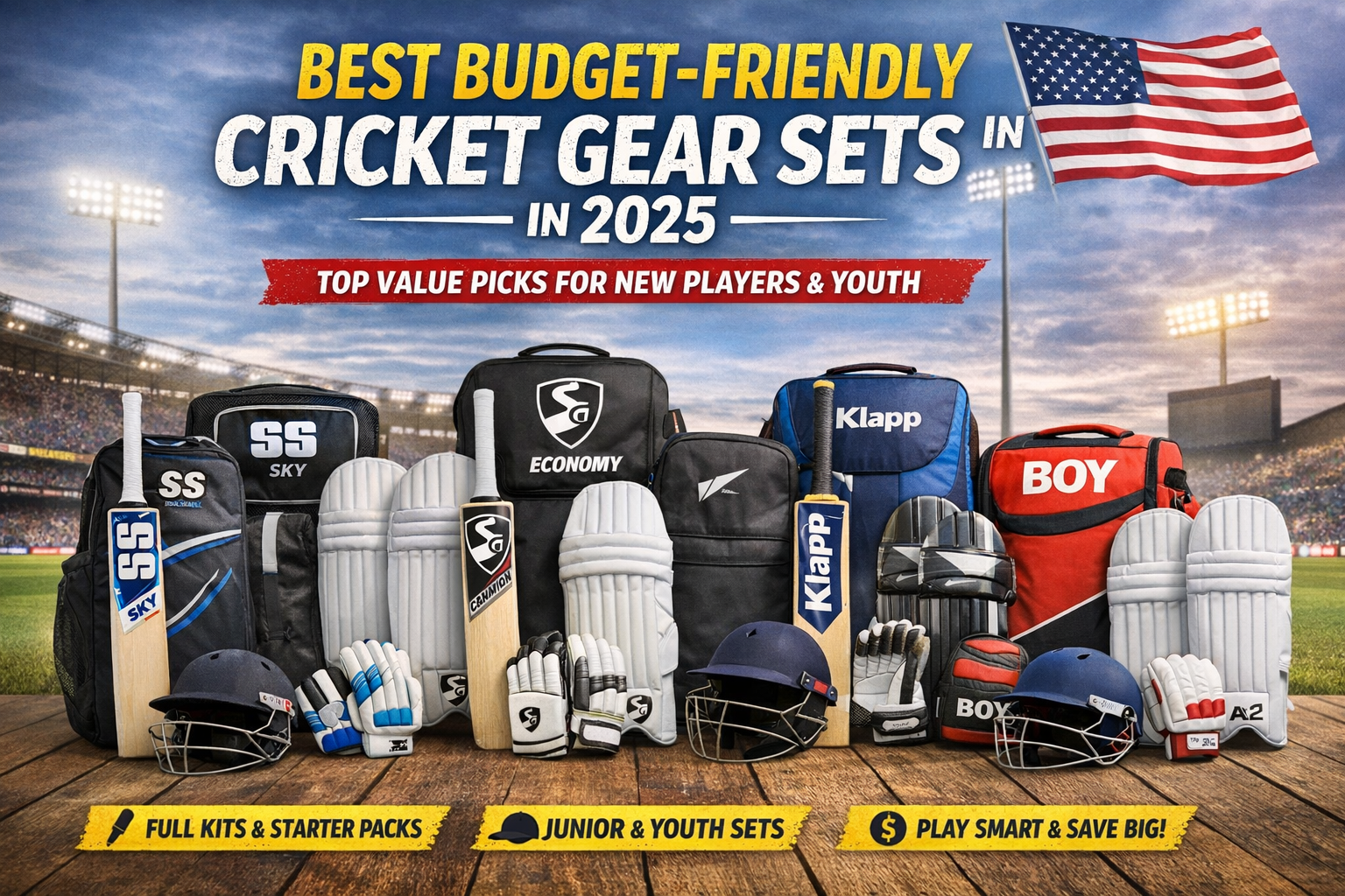 Best budget-friendly cricket gear sets in 2025
