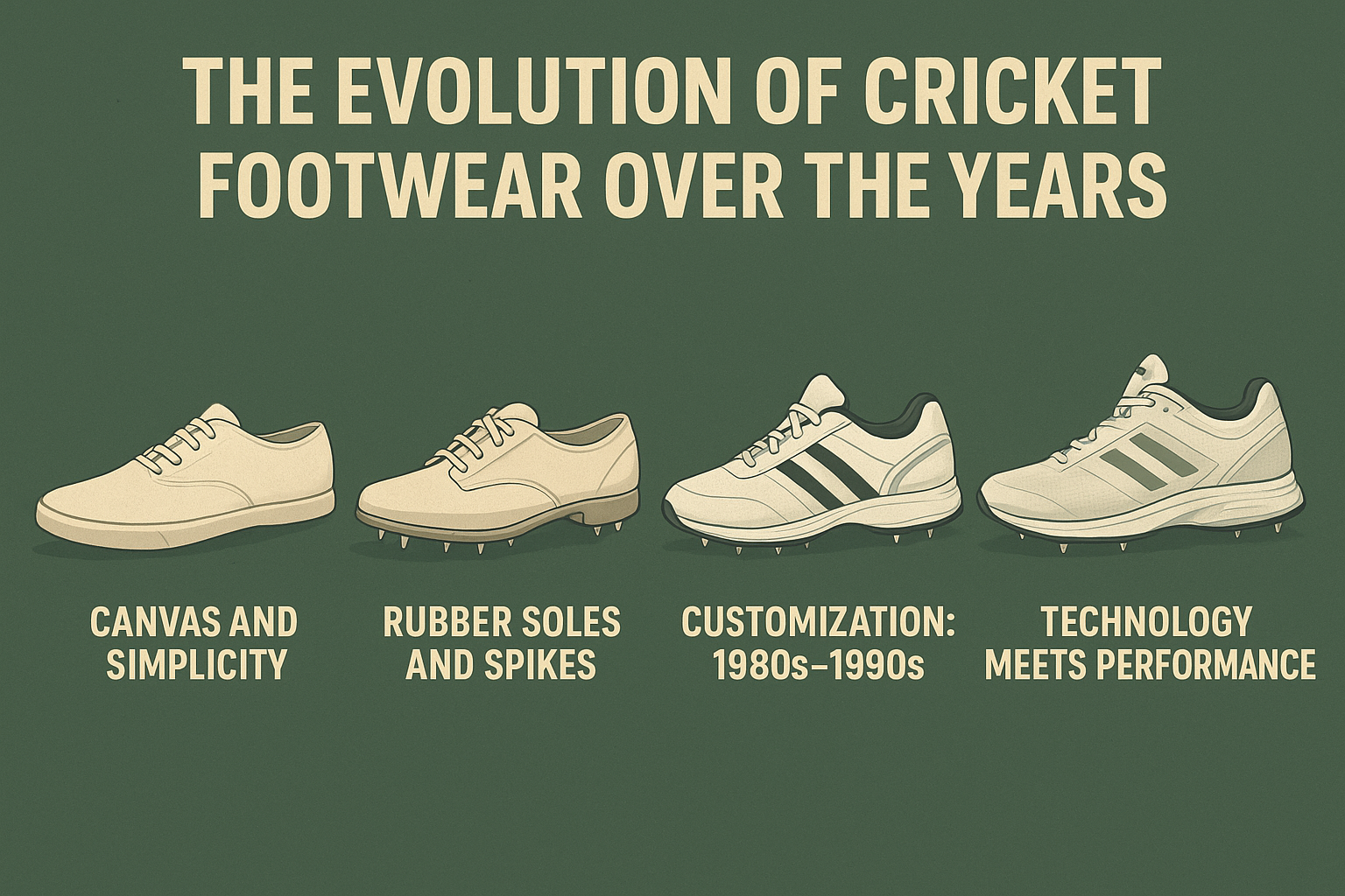The Evolution of Cricket Footwear Over the Years