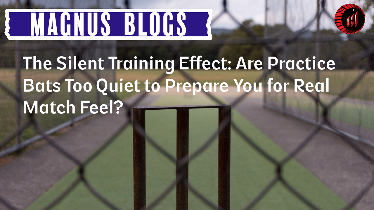 The Silent Training Effect: Are Practice Bats Too Quiet to Prepare You for Real Match Feel?