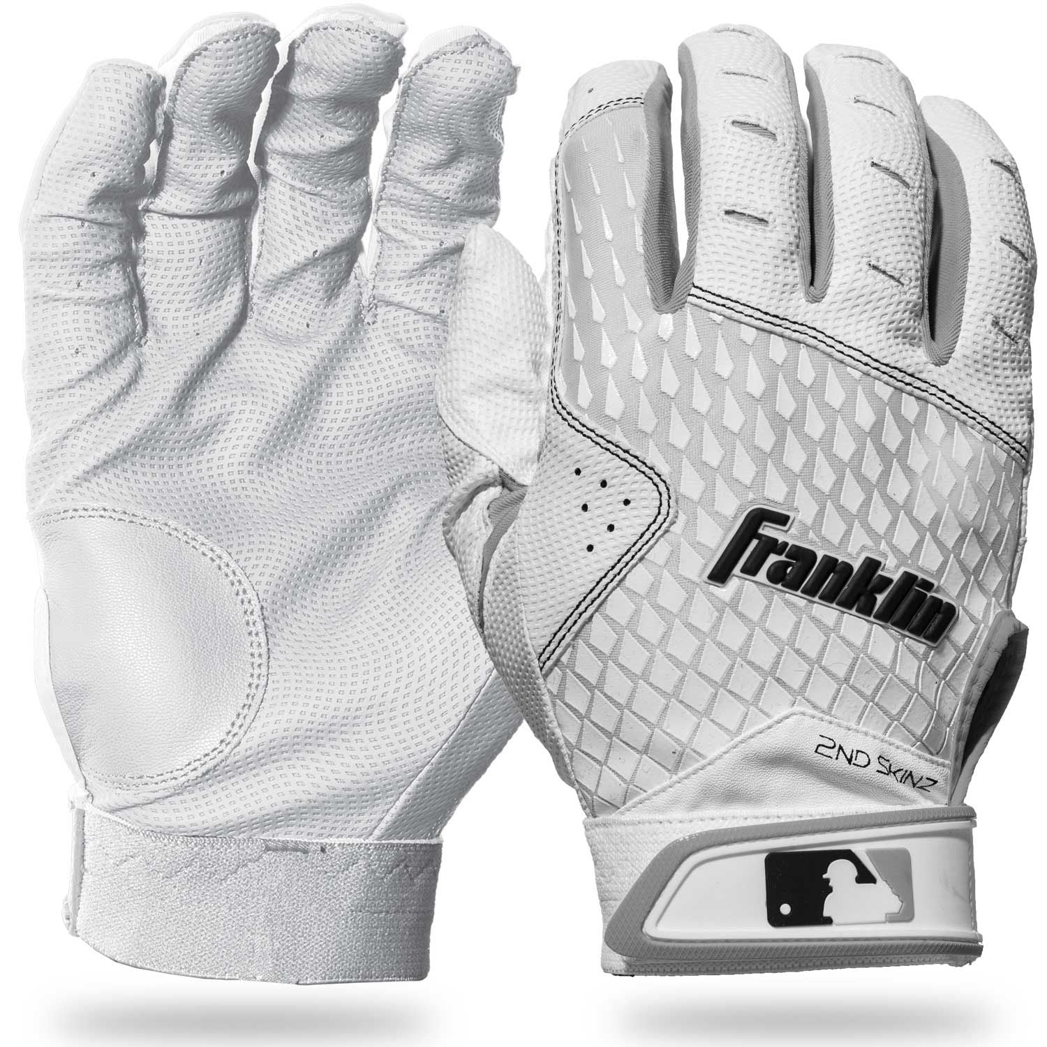 Franklin Batting Gloves White