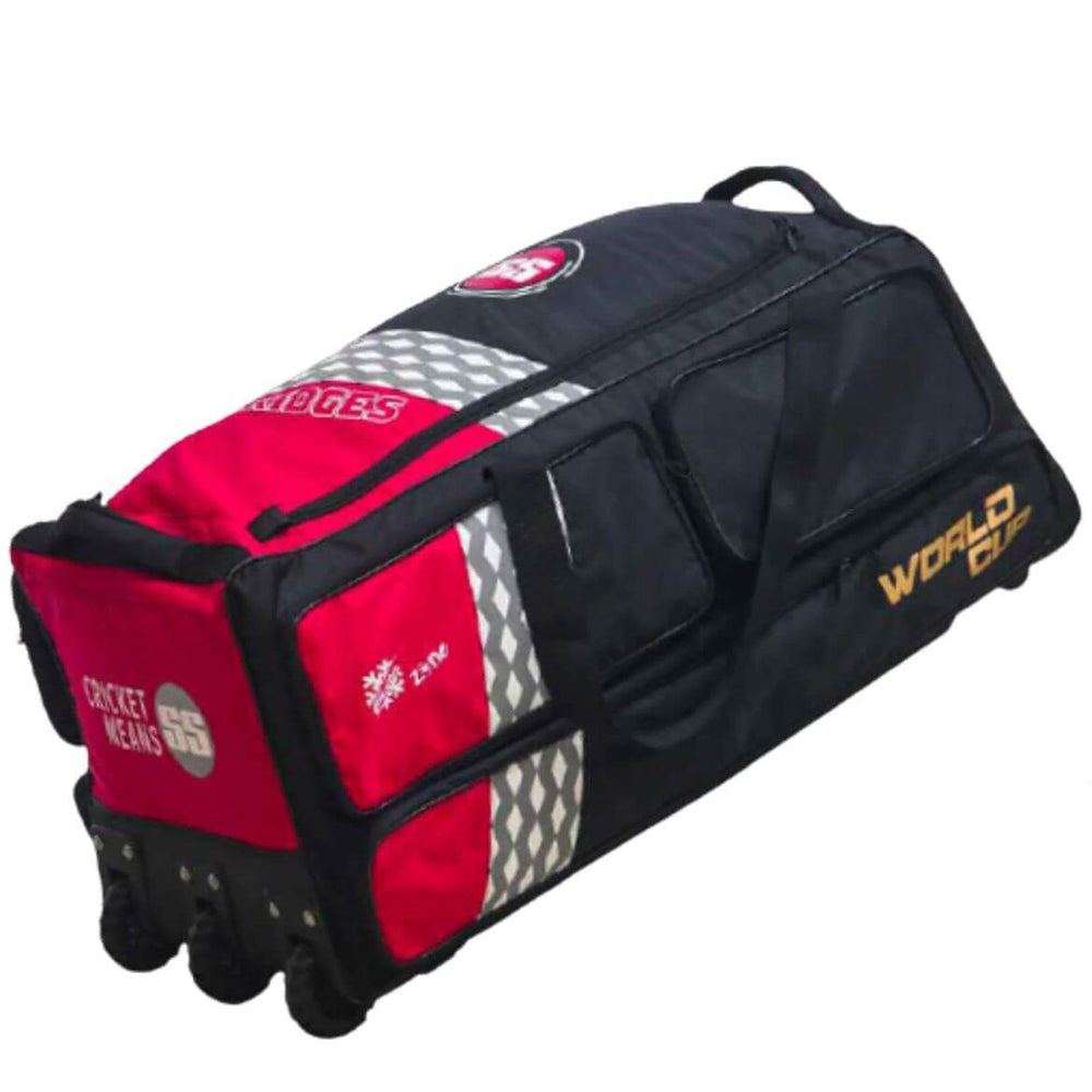 SS World Cup Duffle Cricket Kit Bag (Black & Red)