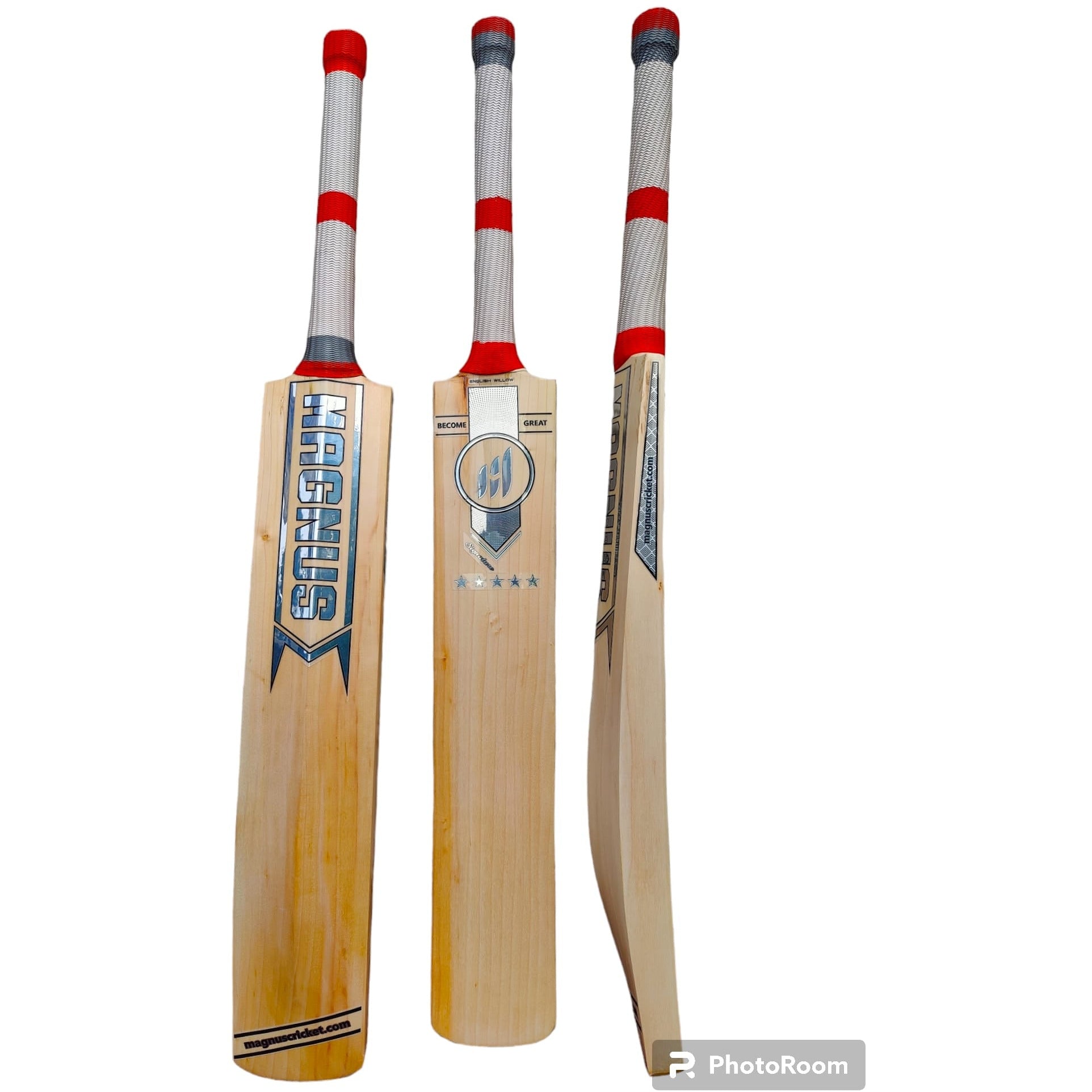 Magnus Signature English Willow Bat - Short Handle