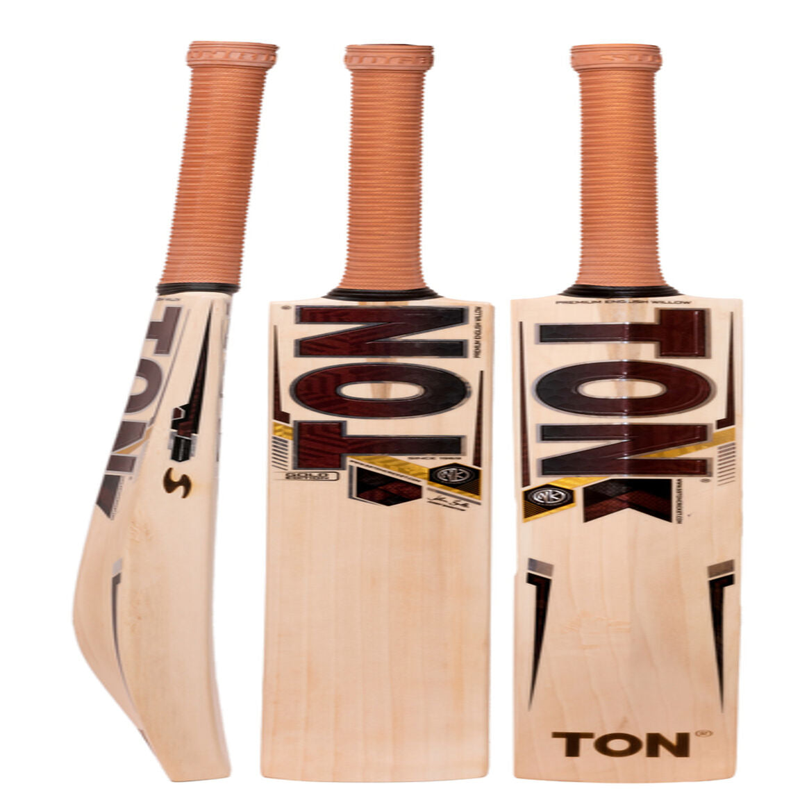 SS Ton Gold Edition English Willow Cricket Bat - Magnus Cricket
