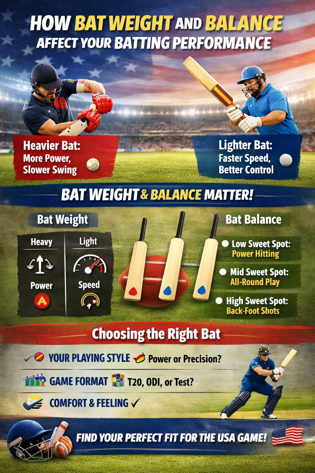 How Bat Weight and Balance Affect Your Batting Performance