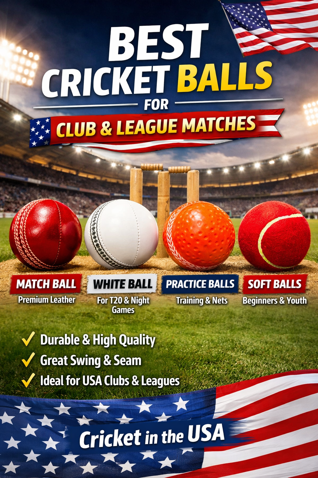 Best Cricket Balls for Club and League Matches