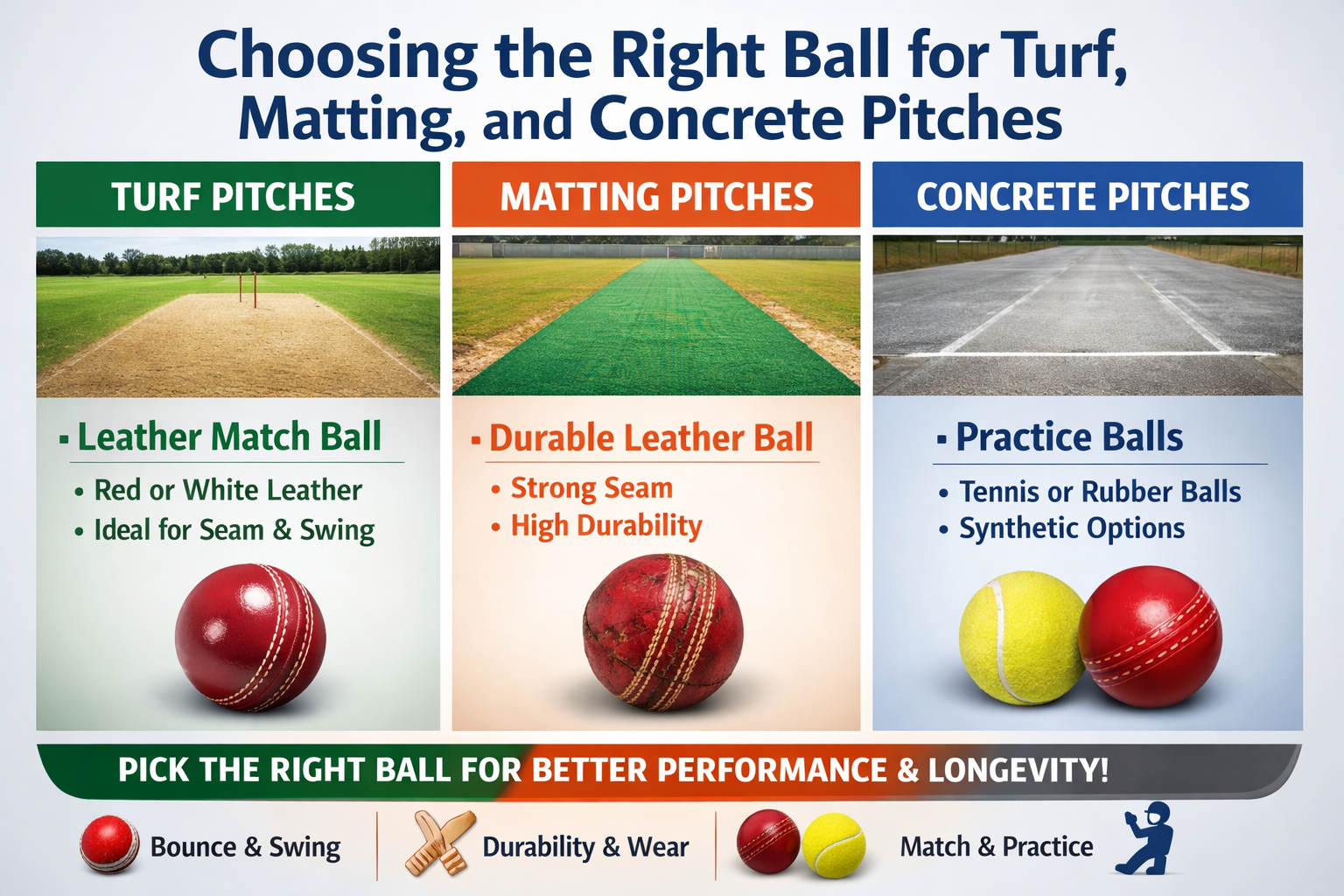 Choosing the Right Ball for Turf, Matting, and Concrete Pitches