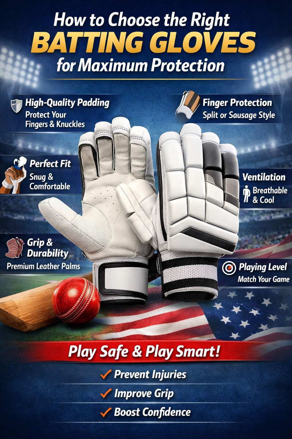 How to Choose the Right Batting Gloves for Maximum Protection