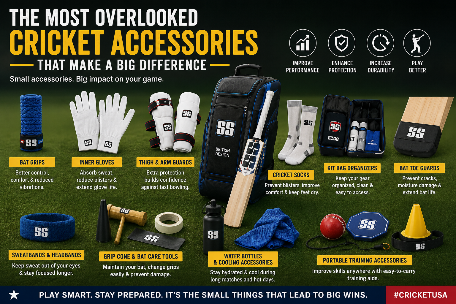 The Most Overlooked Cricket Accessories That Make a Big Difference