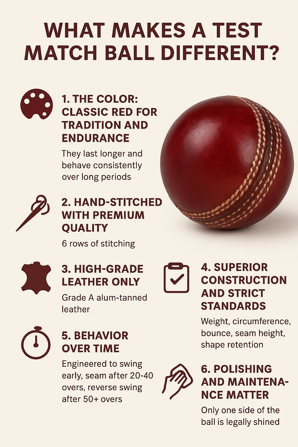 What Makes a Test Match Ball Different?