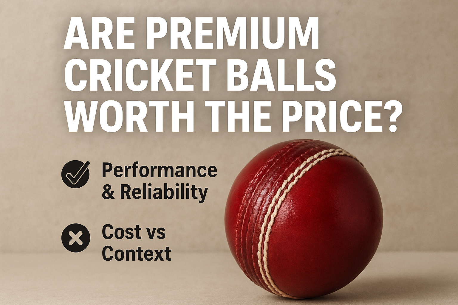 Are Premium Cricket Balls Worth the Price?
