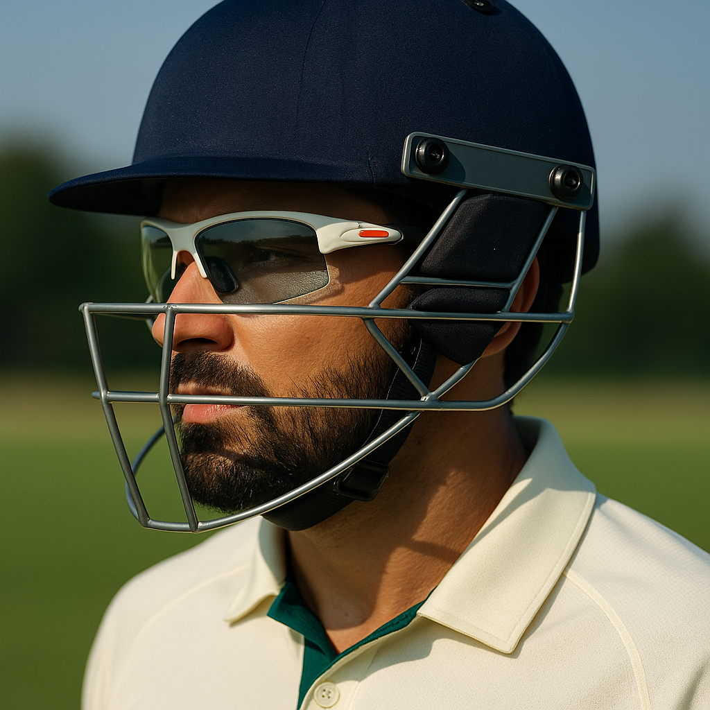 Importance of eyewear and face protection in cricket