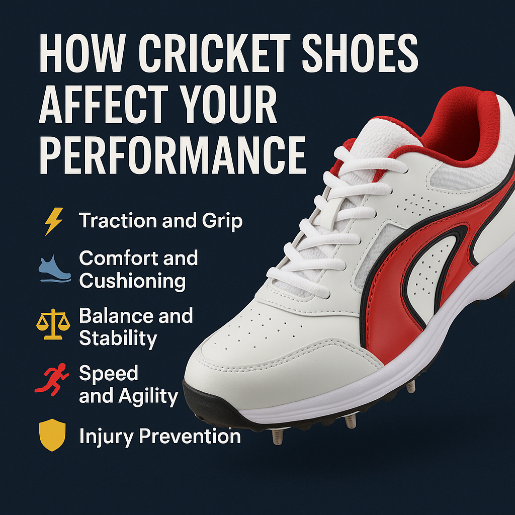 How cricket shoes affect your performance