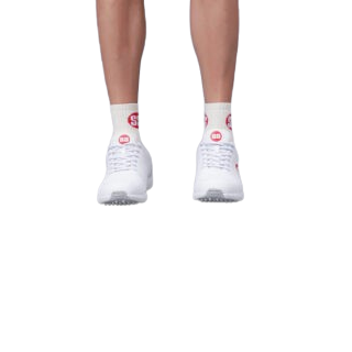 SS White Edition Cricket Shoes (Rubber Studs)